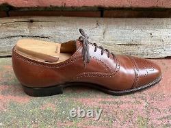 Church's Shoes, Custom Grade, Vintage Cap-toe Oxford, Semi-brogue