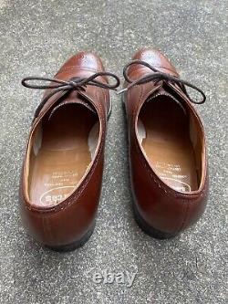 Church's Shoes, Custom Grade, Vintage Cap-toe Oxford, Semi-brogue