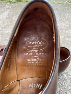 Church's Shoes, Custom Grade, Vintage, Wholecut, New Yorker, UK 8 F, EU 42