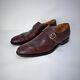 Church's Shoes Mens 8.5 Brown Monk Single Strap Custom Grade