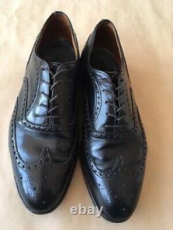 Church's Shoes Size UK 10 Custom Grade Regular Fit Black Leather Oxford Brogues