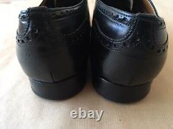 Church's Shoes Size UK 10 Custom Grade Regular Fit Black Leather Oxford Brogues