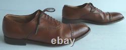 Church's Toronto Brogues Brown Custom Grade Leather Mens Shoes, Uk 8, Width G