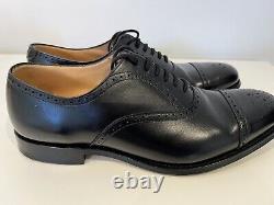 Church's Toronto Mens Custom Grade Handmade Black Leather Oxford Shoes 8 UK 42EU