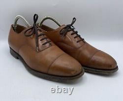 Church's UK 7.5 F Oxford Tan x5 Eye Shoes 75 Custom Grade Vintage EU 41.5 Brown