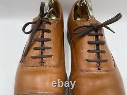 Church's UK 7.5 F Oxford Tan x5 Eye Shoes 75 Custom Grade Vintage EU 41.5 Brown