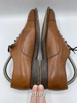 Church's UK 7.5 F Oxford Tan x5 Eye Shoes 75 Custom Grade Vintage EU 41.5 Brown