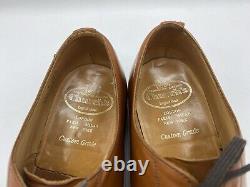 Church's UK 7.5 F Oxford Tan x5 Eye Shoes 75 Custom Grade Vintage EU 41.5 Brown