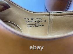 Church's UK 7.5 F Oxford Tan x5 Eye Shoes 75 Custom Grade Vintage EU 41.5 Brown