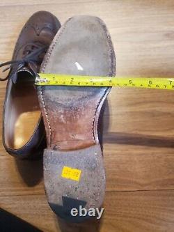 Church's Vintage Custom Grade Shoes Brown Leather Brogue UK 7 Narrow EU 39