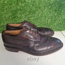 Church's Vintage Custom Grade Shoes Brown Leather Hamilton Brogue UK 9.5 G Dress