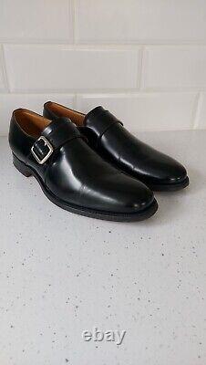 Church's Westbury Custom Grade Monk Shoe Black Uk 10.5F Excellent Condition