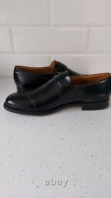 Church's Westbury Custom Grade Monk Shoe Black Uk 10.5F Excellent Condition