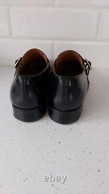 Church's Westbury Custom Grade Monk Shoe Black Uk 10.5F Excellent Condition