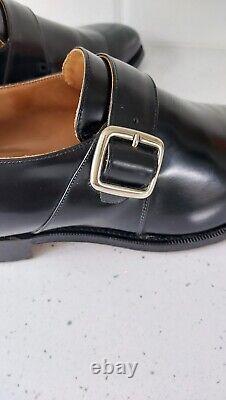 Church's Westbury Custom Grade Monk Shoe Black Uk 10.5F Excellent Condition