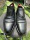 Church's Black Custom Grade Leather Philip Shoes Size Uk 11f Needs Laces