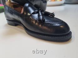 Church's custom grade Keats tassel loafers UK 7.5 E black leather good condition