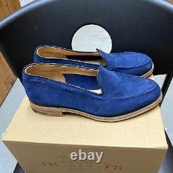 Church, s custom grade mens suede loafers slip on shoes size 8 G