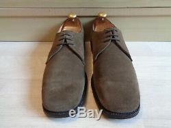 Church's vtg suede derby UK 9 43 brown double leather soles sq toe Custom Grade