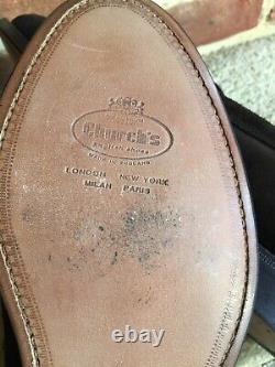 Church shoes Uk 9 Brown Suede Loafers Darwin Custom Grade Red Dot