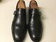 Churches Black Leather Custom Grade Monk Strap Shoes Uk 11