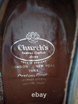 Churches custom grade mens shoes size 10