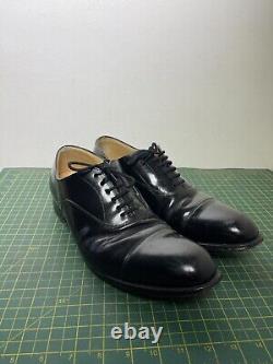 Churchill Black Formal Leather Lace Up Shoes UK Size 9.5 G Custom Grade Boxed