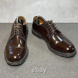 Churchs Brown Genuine Leather Formal Custom Grade Oxford Shoes UK 7.5 Stanton