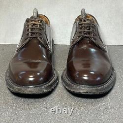 Churchs Brown Genuine Leather Formal Custom Grade Oxford Shoes UK 7.5 Stanton