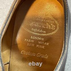 Churchs Brown Genuine Leather Formal Custom Grade Oxford Shoes UK 7.5 Stanton