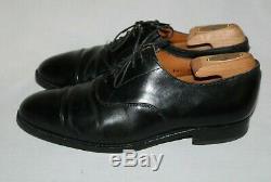 Churchs Consul Custom Grade Black Leather Cap Toe Oxford Last 89 size 7 1/2 EEE