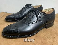 Churchs Custom Grade Leather Wingtip Shoes Mens 9.5 D Made In England
