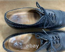 Churchs Custom Grade Leather Wingtip Shoes Mens 9.5 D Made In England