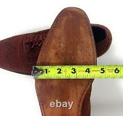 Churchs Custom Grade Real Cape Buck Leather Wingtip Brogue UK Size 13 A Narrow