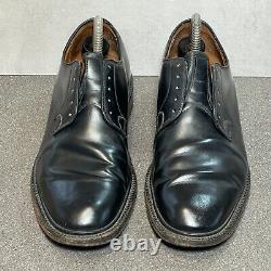 Churchs Genuine Black Leather Formal Custom Grade Oxford Shoes UK 8.5 Stratton