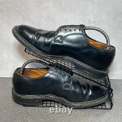 Churchs Genuine Black Leather Formal Custom Grade Oxford Shoes UK 8.5 Stratton