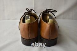 Churchs Leather Mens Consul Tan Derby Smart Business Shoes 8.5G Custom Grade