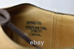 Churchs Leather Mens Consul Tan Derby Smart Business Shoes 8.5G Custom Grade