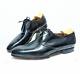 Churchs Luxury Custom Grade Black Leather Derby Oxford Lace Up Shoes Size Uk 8