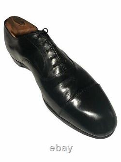 Churchs Mens Balmoral Custom Grade Black Leather Cap Toe Oxfords Size 9.5