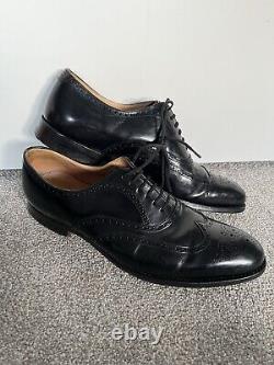 Churchs Mens Custom Grade Berlin Brogues Black Leather UK 8.5 Business Smart