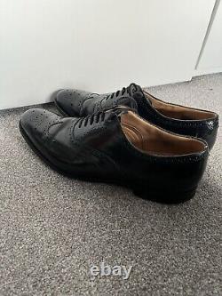 Churchs Mens Custom Grade Berlin Brogues Black Leather UK 8.5 Business Smart