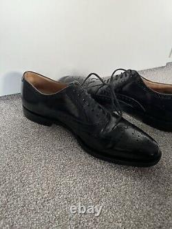 Churchs Mens Custom Grade Berlin Brogues Black Leather UK 8.5 Business Smart