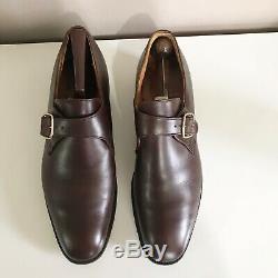 Churchs Mens Custom Grade Brown Leather Monk Strap Shoes Sz 10.5UK US11 Handmade