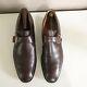 Churchs Mens Custom Grade Brown Leather Monk Strap Shoes Sz 10.5uk Us11 Handmade