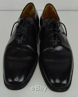 Churchs New Yorker Custom Grade Black Leather Dress Shoes Mens 10.5 C Plain Toe