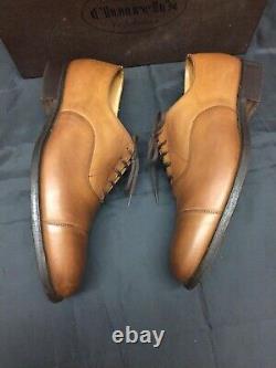 Churchs Shoes Brown Calf Leather Custom Grade Size 85F 8.5 UK Mens Box