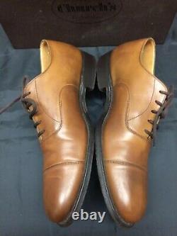 Churchs Shoes Brown Calf Leather Custom Grade Size 85F 8.5 UK Mens Box