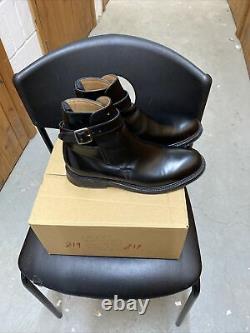 Churchs Worthing Mens Buckle Ankle Chelsea Boots Custom Grade Size 7.5