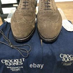 Crockett & Jones Atherstone Hand Grade Shoes With CJ Shoe Trees Size 7